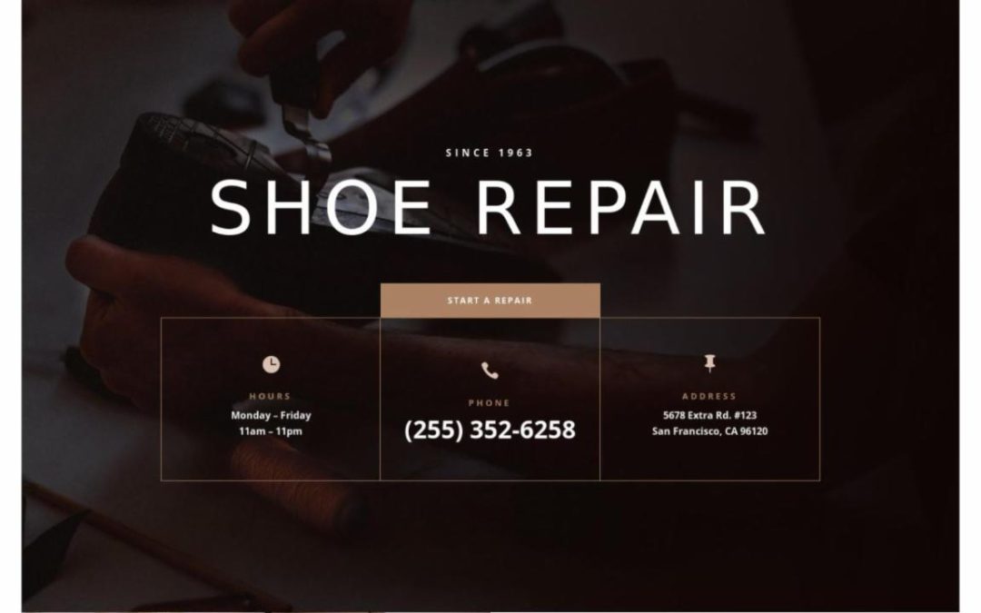 ET – Shoe Repair Landing Page – Header