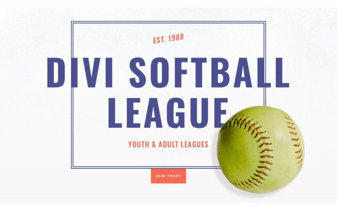 ET – Softball League Landing Page – Header