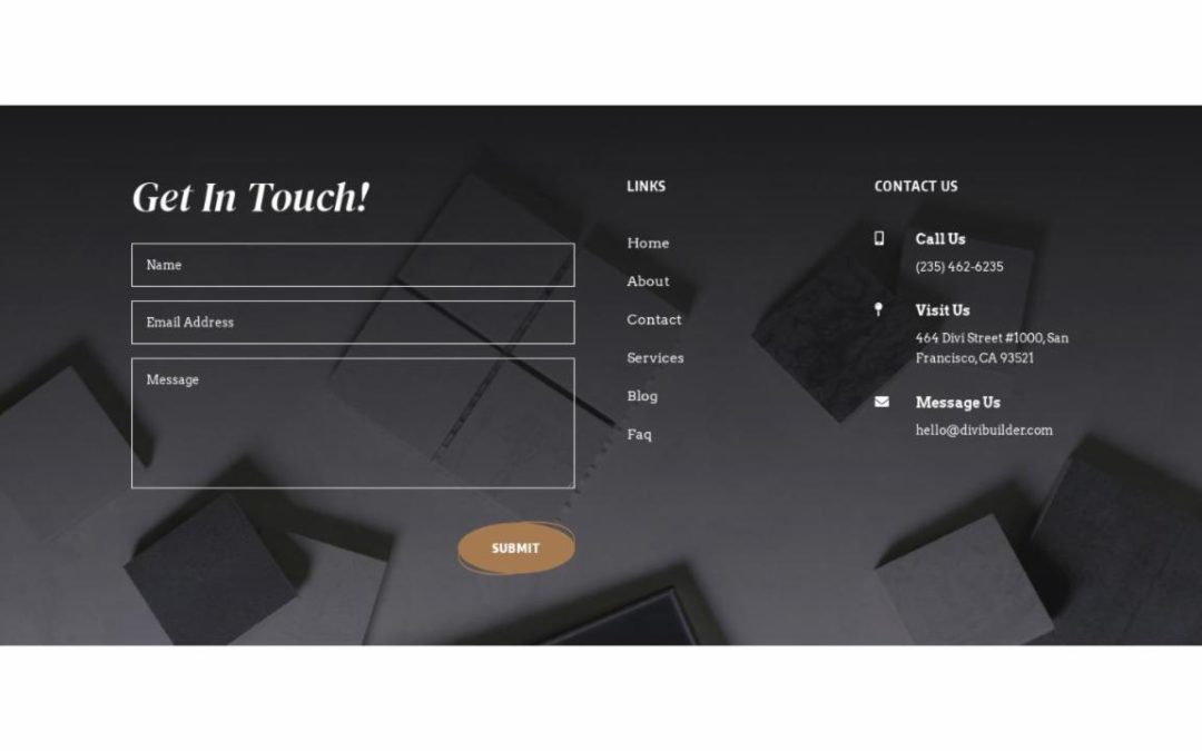 ET – Stone Factory Home Page – Footer