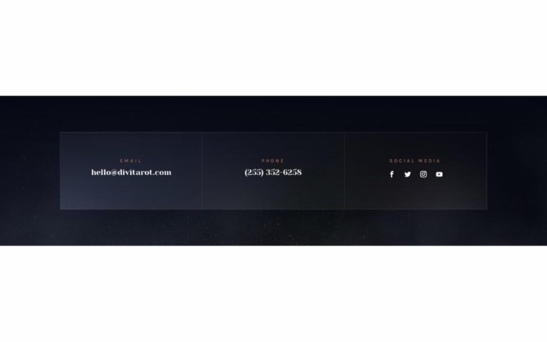 ET – Tarot Home Page – Footer