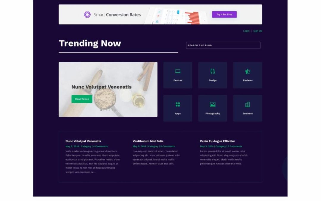 ET – Technology News Landing Page – Header