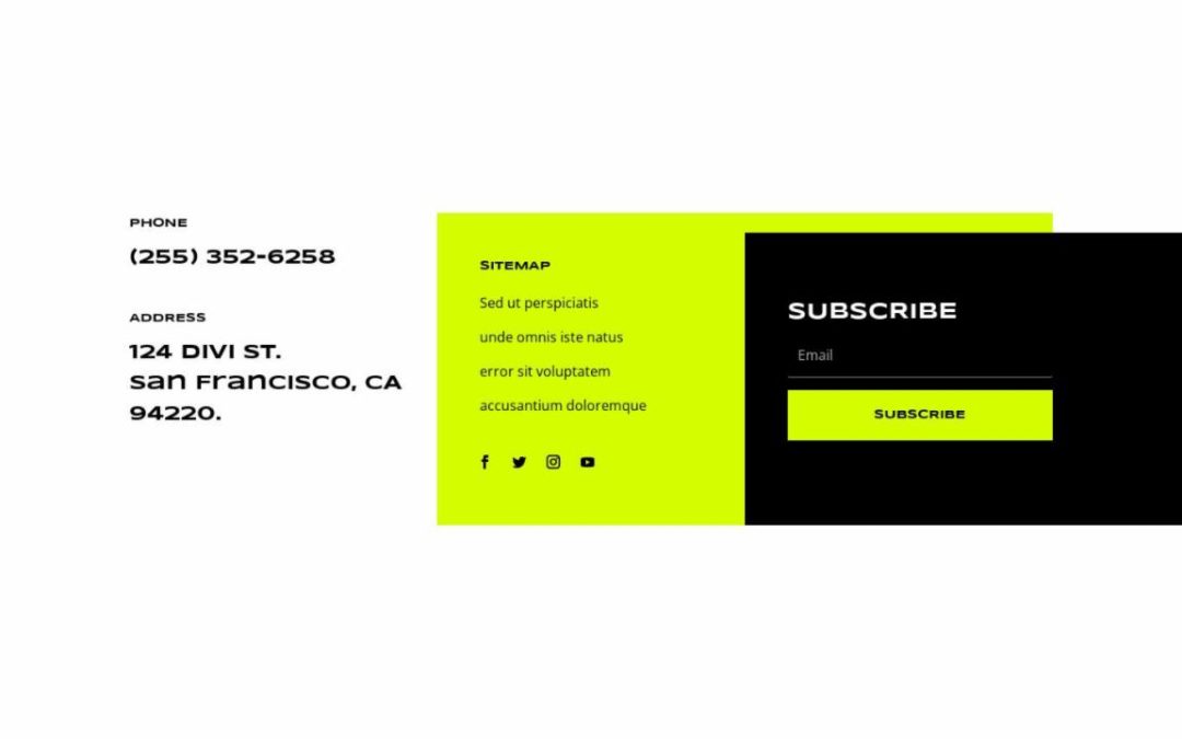 ET – Tennis Club Home Page – Footer