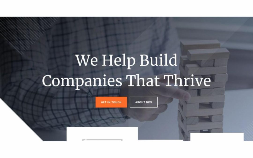 ET – Venture Capital Firm Landing Page – Header