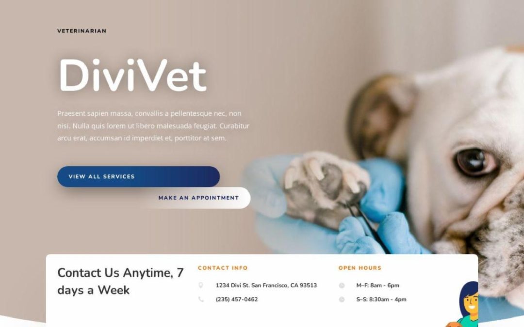 ET – Veterinarian Home Page – Header