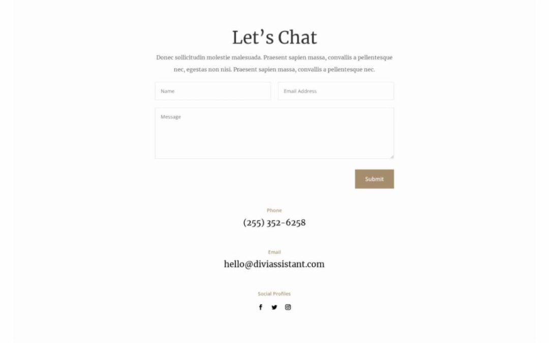 ET – Virtual Assistant Home Page – Footer