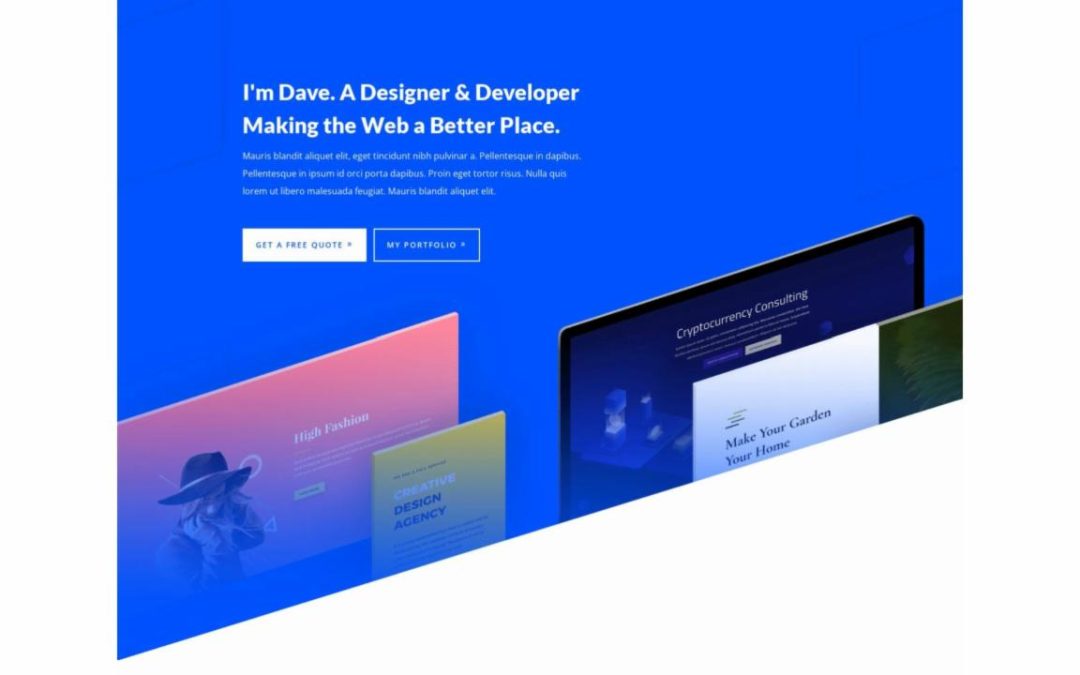 ET – Web Freelancer Home Page – Header
