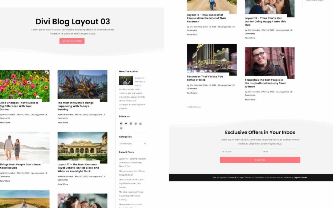 D+ Divi Blog Layout 03