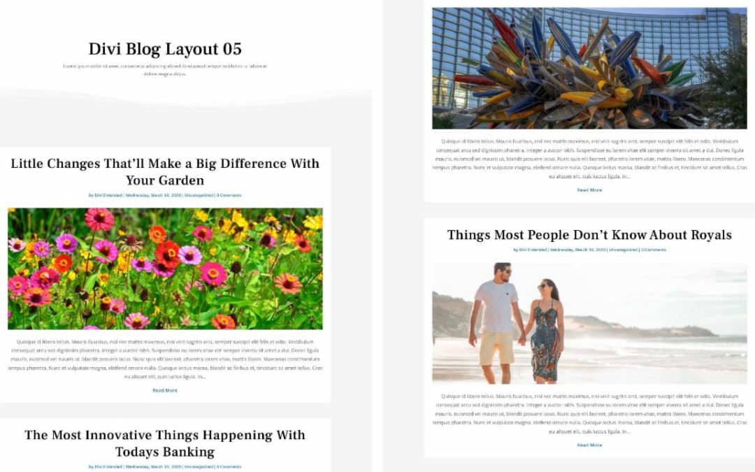 D+ Divi Blog Layout 05