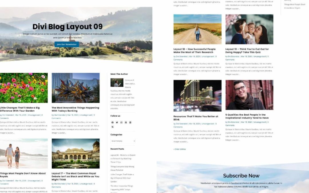 D+ Divi Blog Layout 09