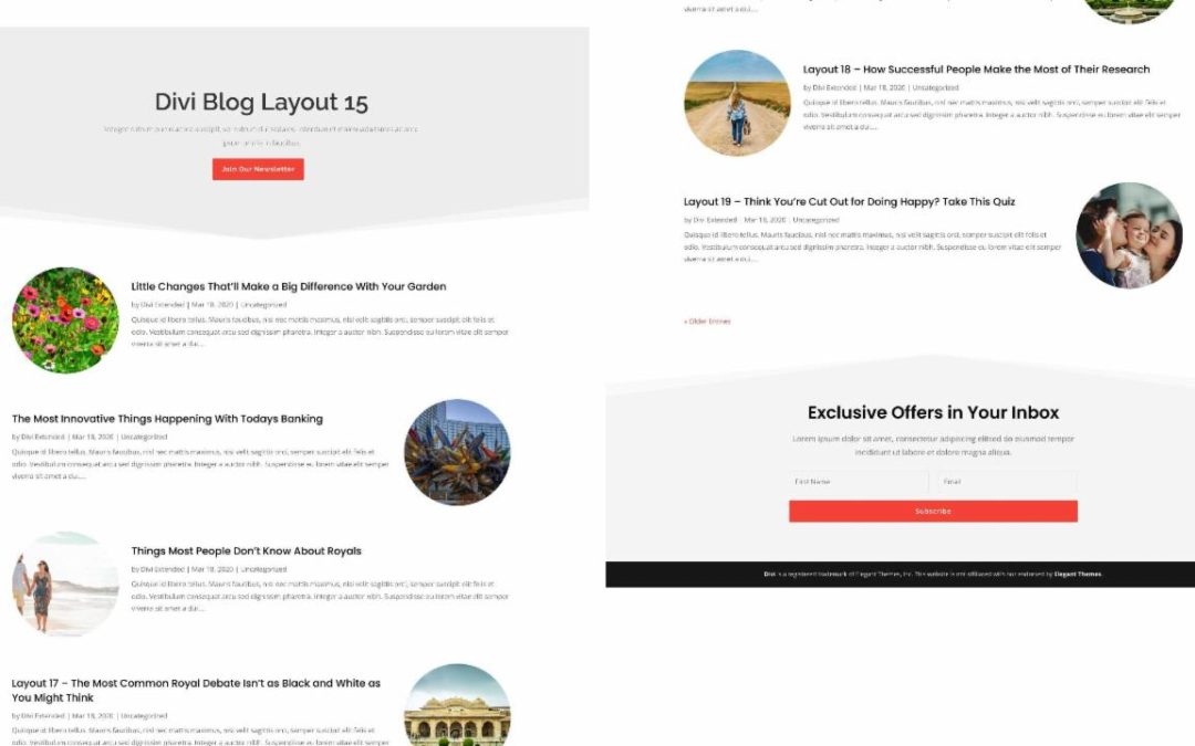D+ Divi Blog Layout 15