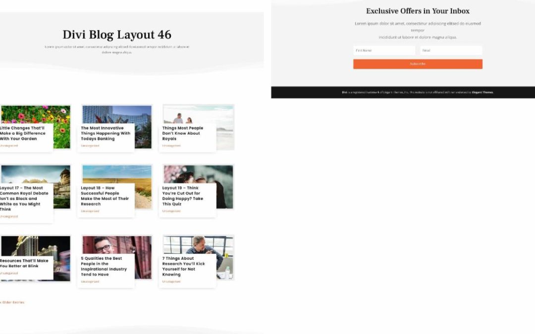 D+ Divi Blog Layout 46