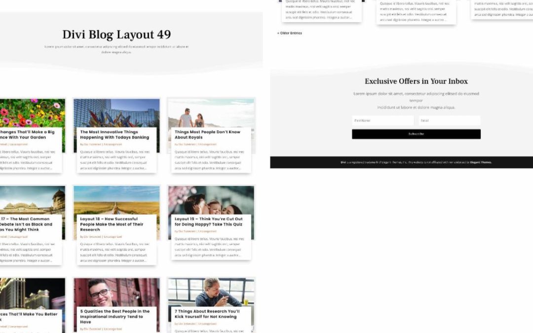 D+ Divi Blog Layout 49