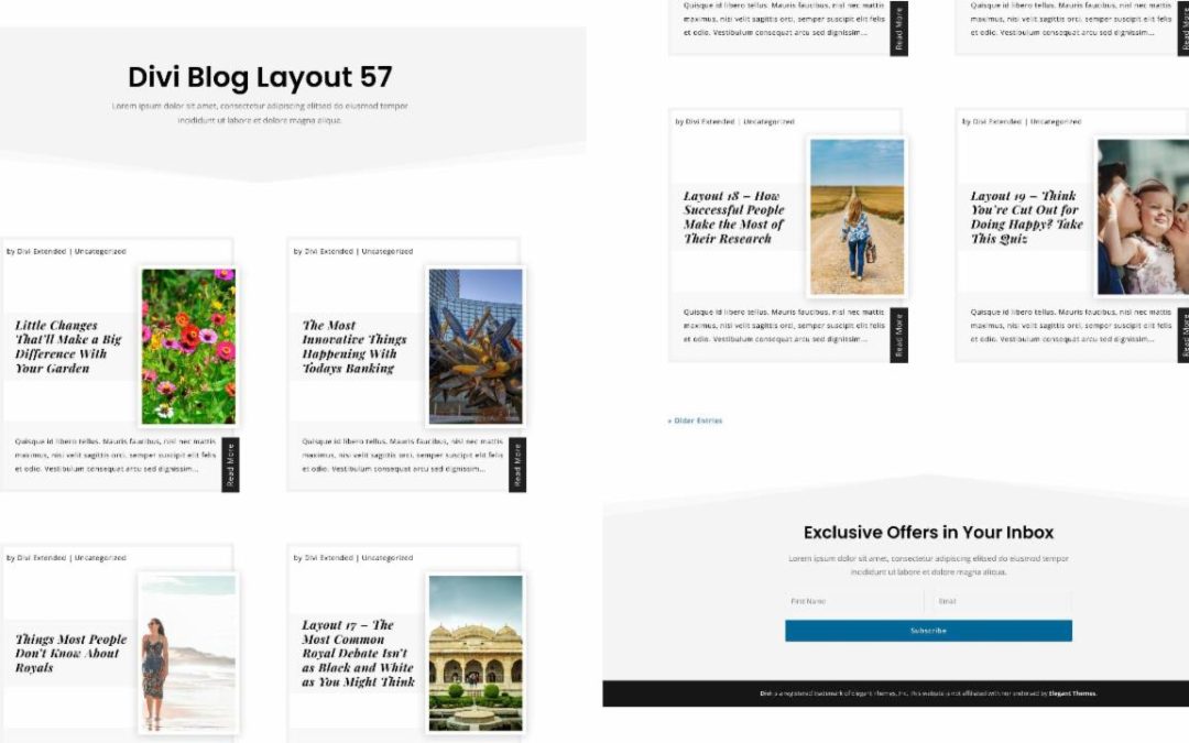 D+ Divi Blog Layout 57