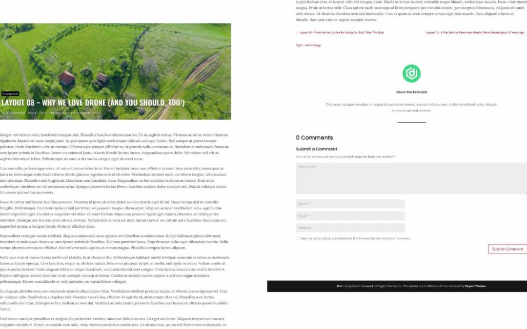 D+ Divi Post Layout 08