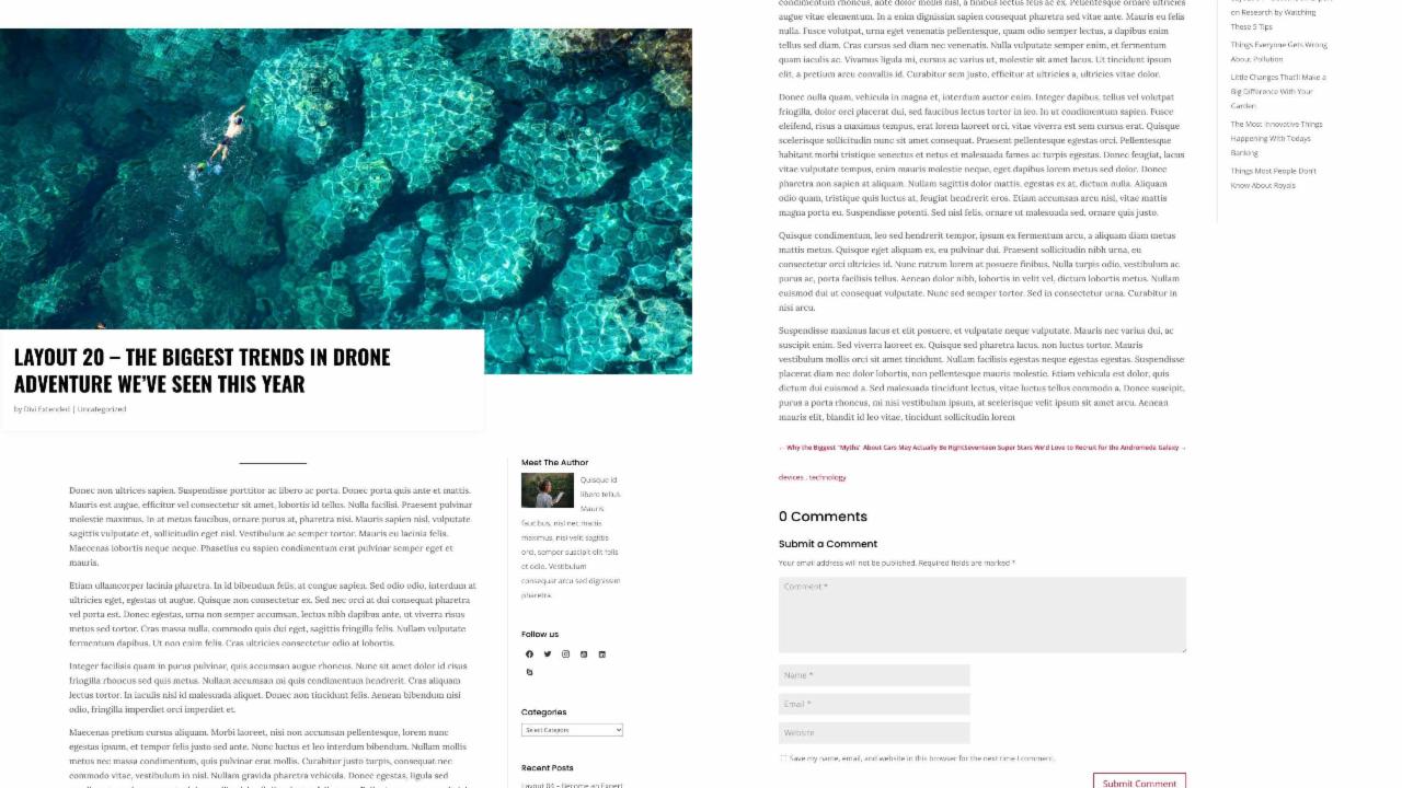 D+ Divi Post Layout 20 - Divi Free / Layouts Divi
