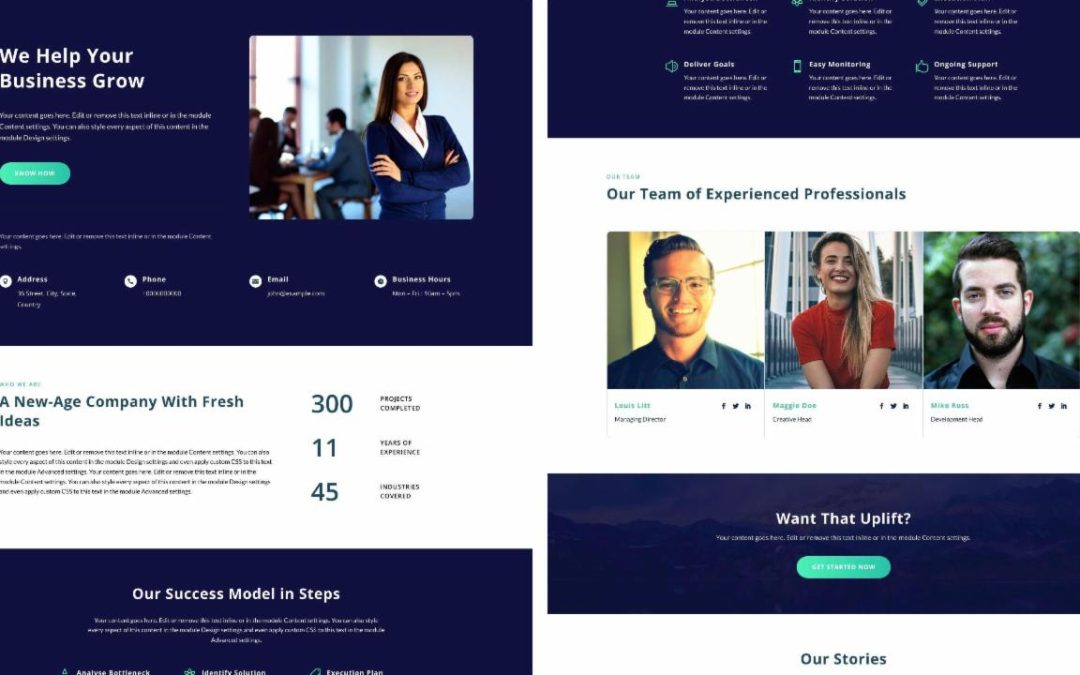 D+ Landing Page 1
