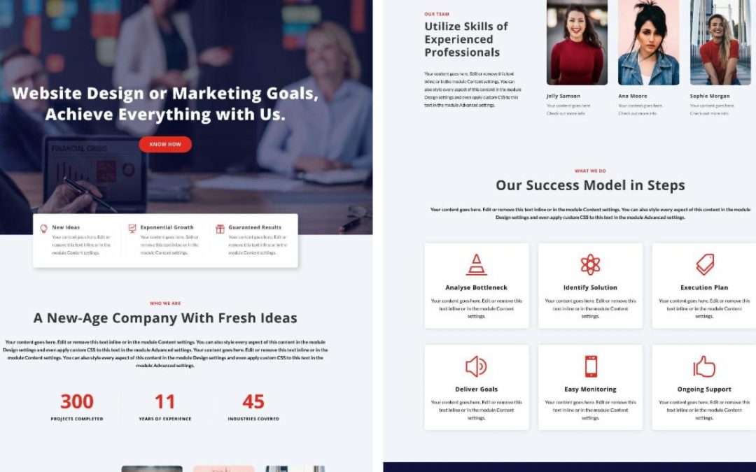 D+ Landing Page 2