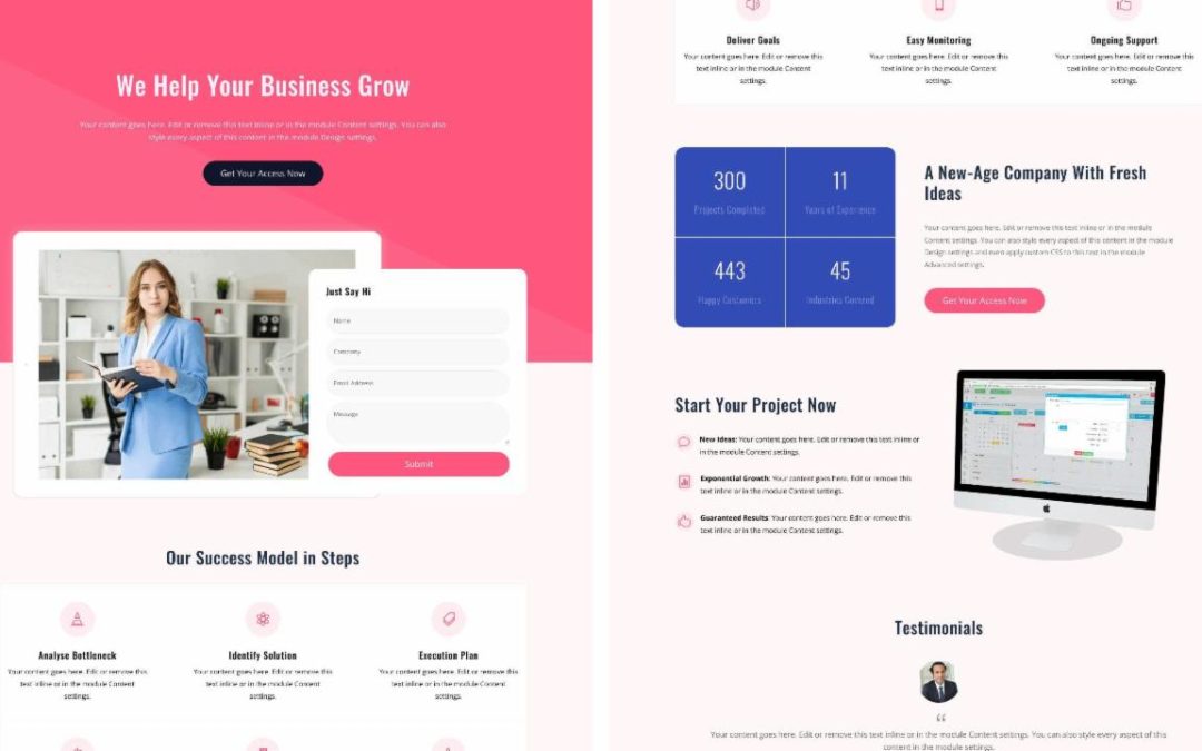 D+ Landing Page 7