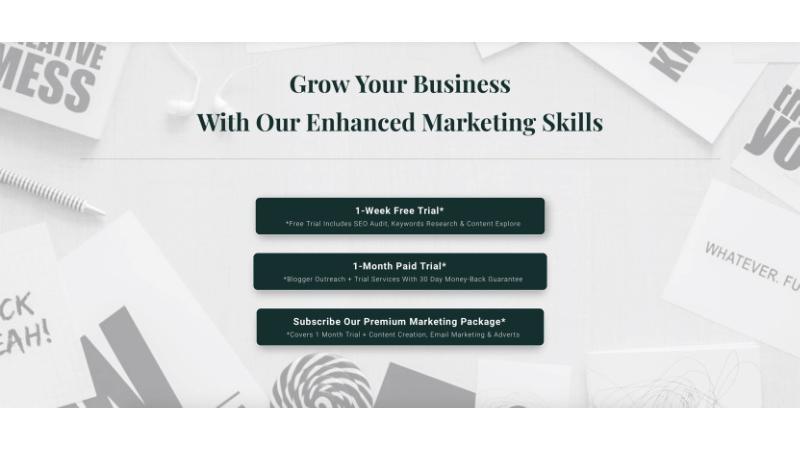 D+ Call to Action – Grow Your Business With Our Enhanced Marketing Skills