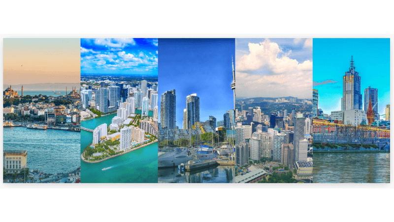 D+ Image Accordion – Buildings