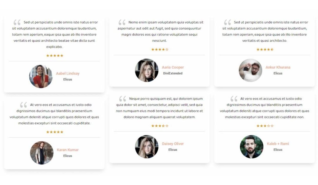D+ Testimonial – Grid
