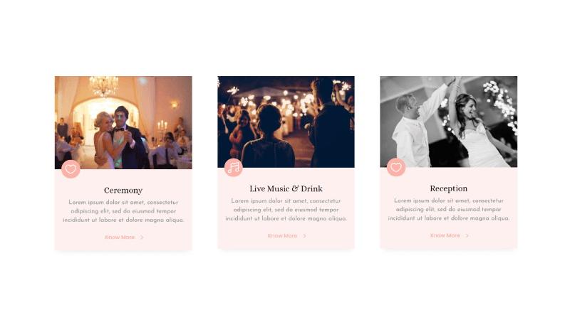 D+ Image Card – Wedding