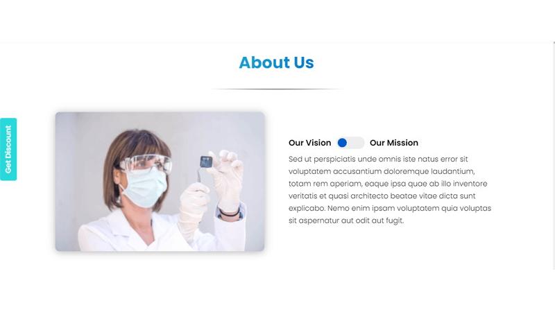 D+ Content Toggle – About Mission Vision