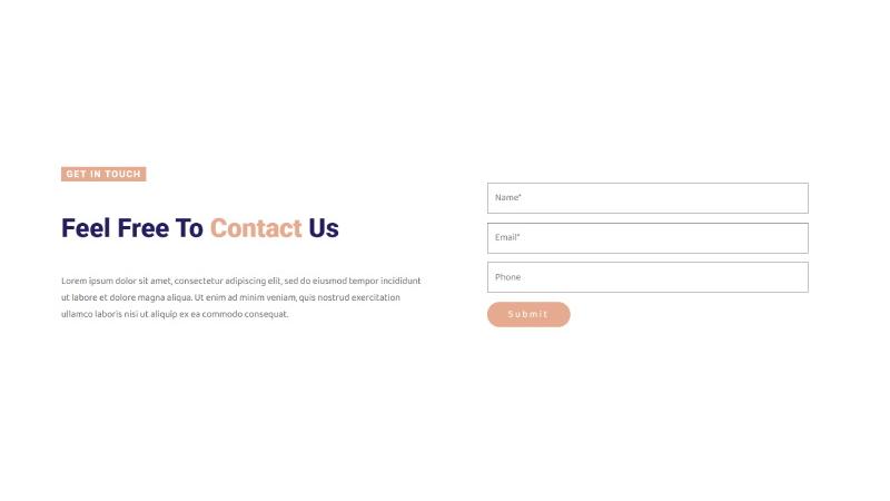 D+ Contact – Feel Free To Contact Us