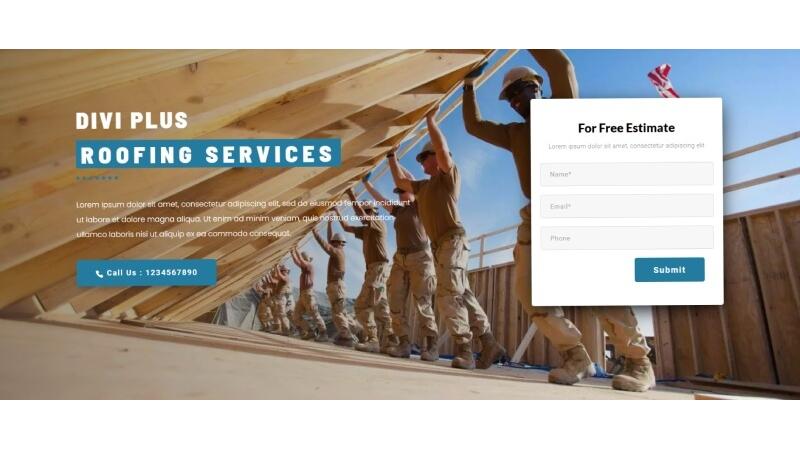 D+ Hero – Roofing Service