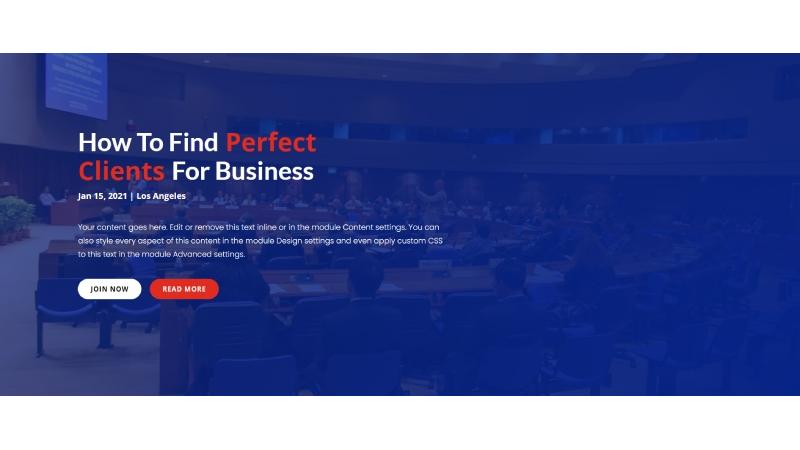 D+ Hero – Perfect Clients