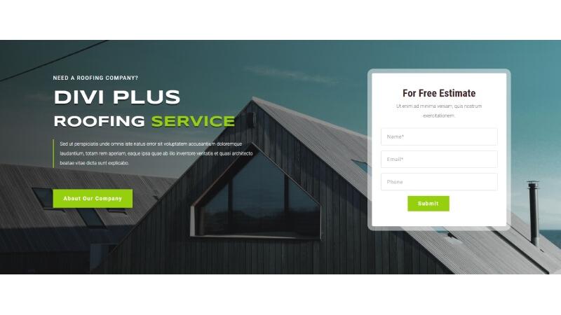 D+ Hero – Roofing