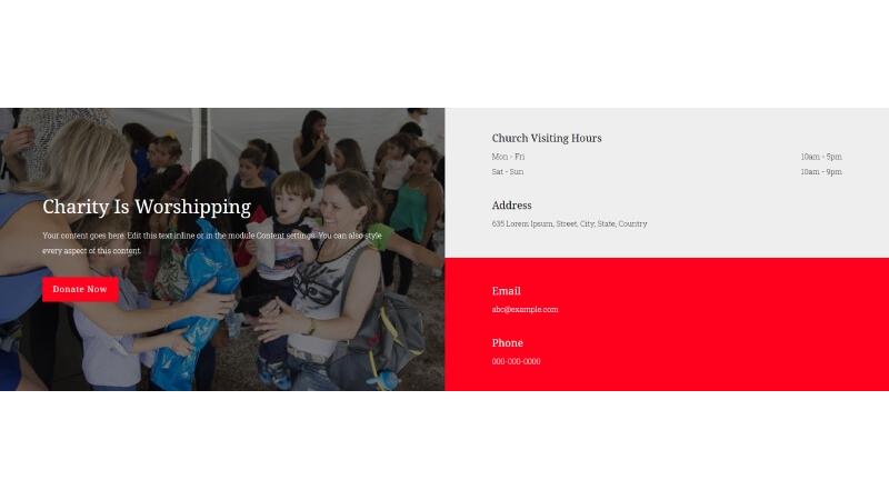 D+ Footer – Charity Is Worshipping