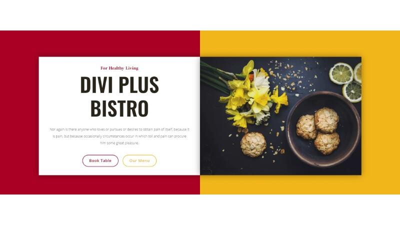 D+ Hero – Divi Plus Bistro
