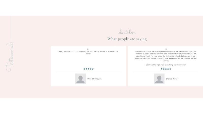 D+ Clients Love – Testimonials