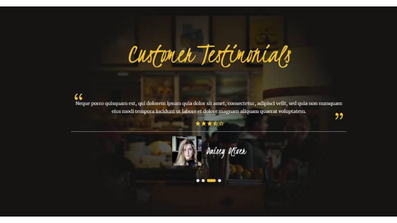 D+ Coffee Shop – Testimonial