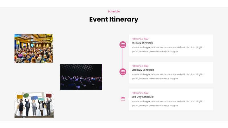 D+ Event Schedule