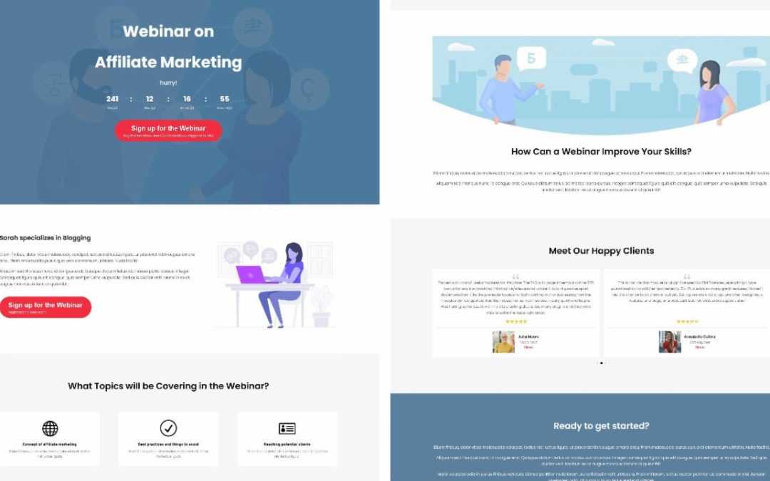 Divi Plus – Webinar Registration Page