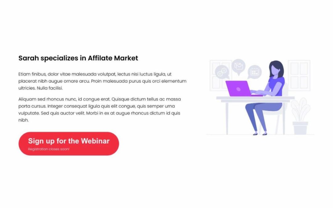 Divi Plus – Webinar Registration Page #1