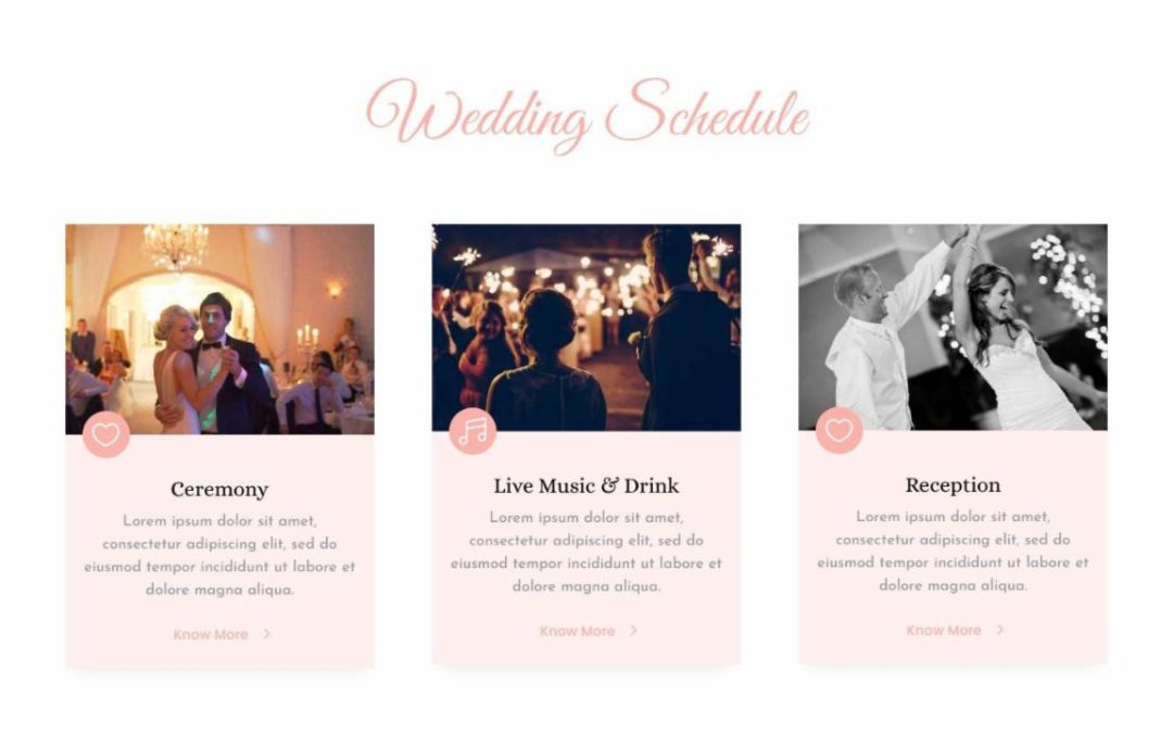 Divi Plus – Wedding #9