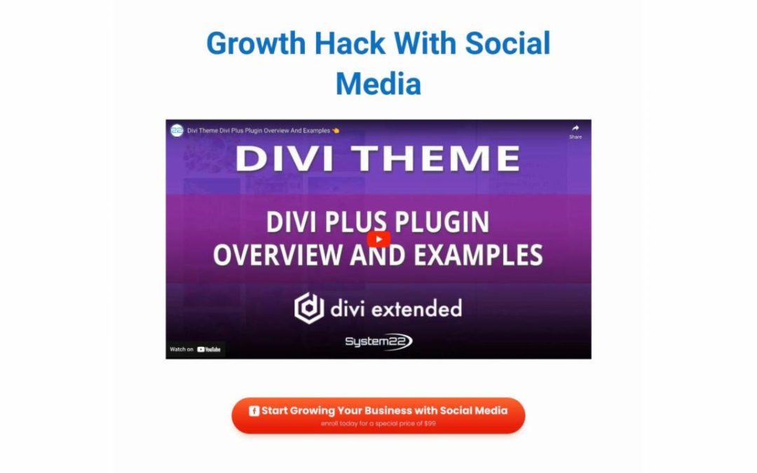 Divi Plus – Social Media Marketing #0