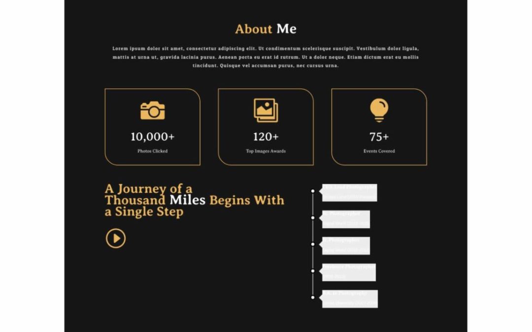 Divi Plus – Photography #1