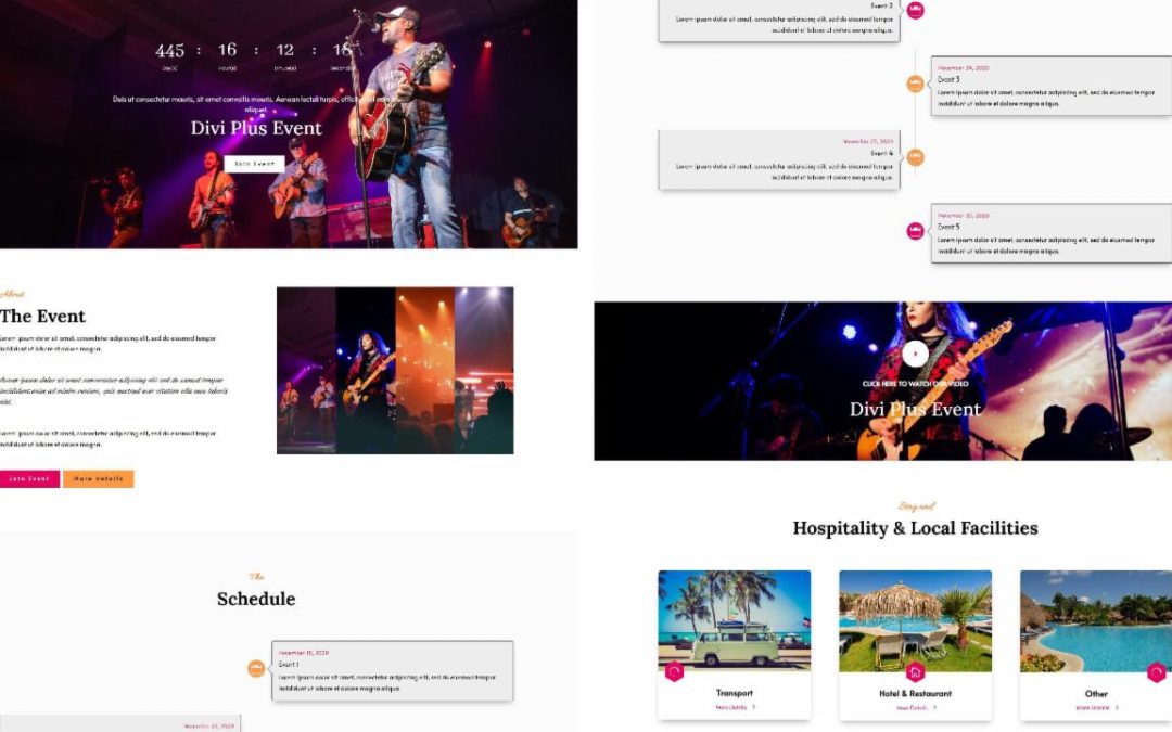 Divi Plus – Event