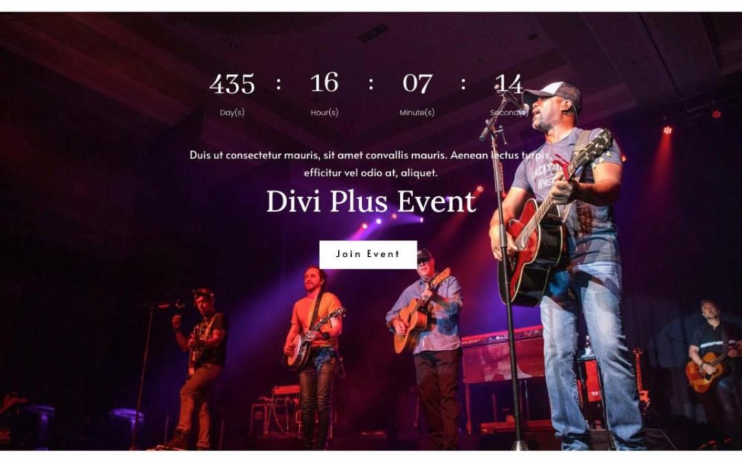 Divi Plus – Event #0