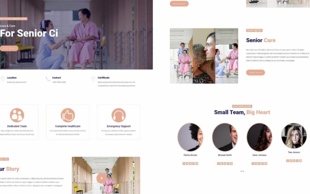 Divi Plus – Senior Care