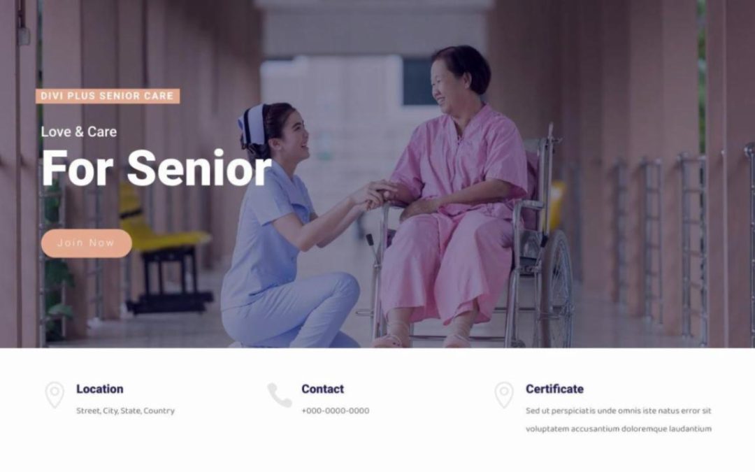 Divi Plus – Senior Care #0