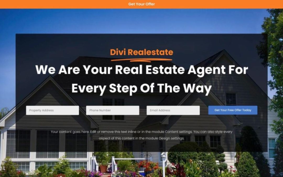 Divi Plus – Realestate #0