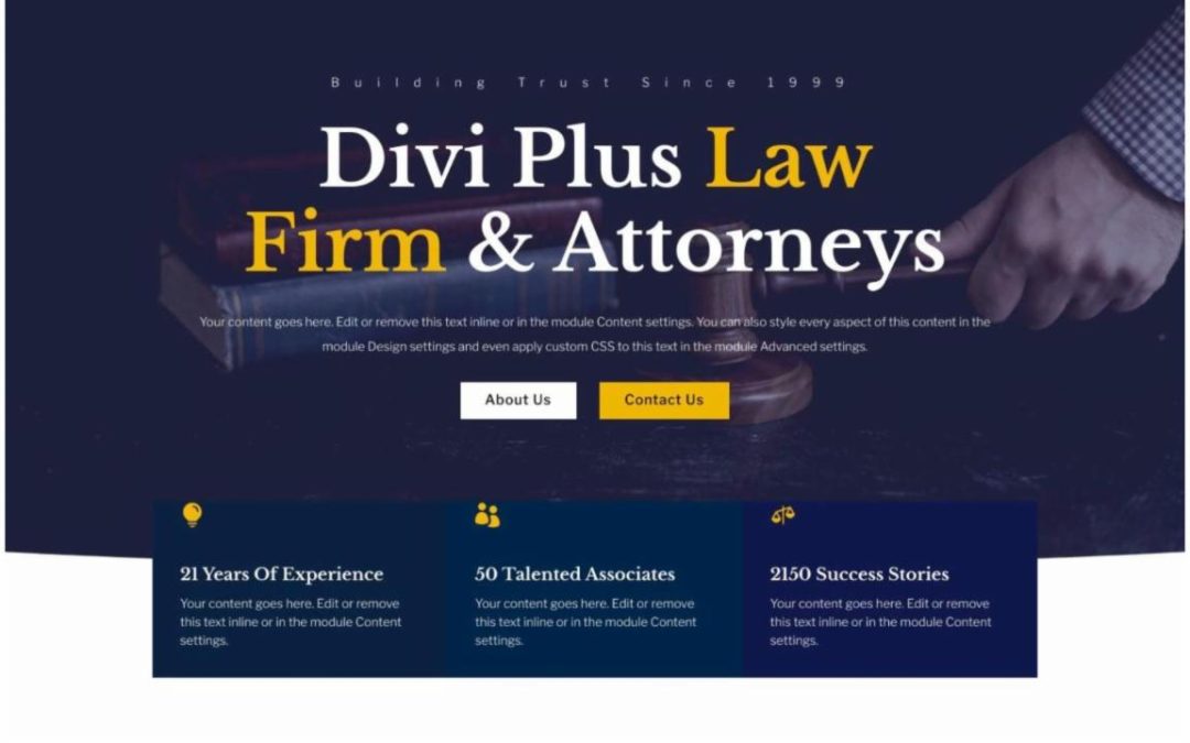 Divi Plus – Law Firm #0