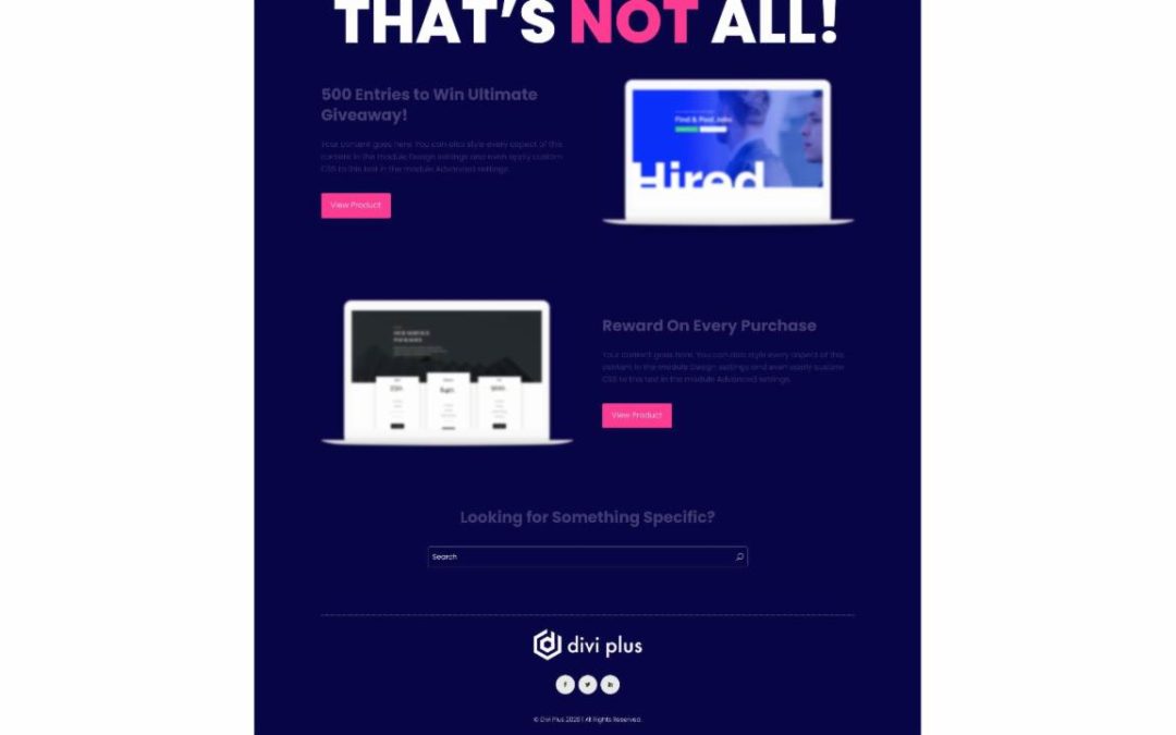 Divi Plus – Sale #4