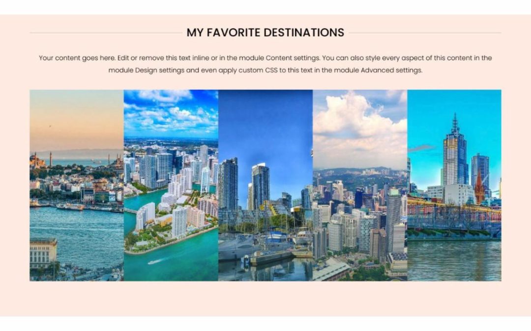 Divi Plus – Travel Blog #4
