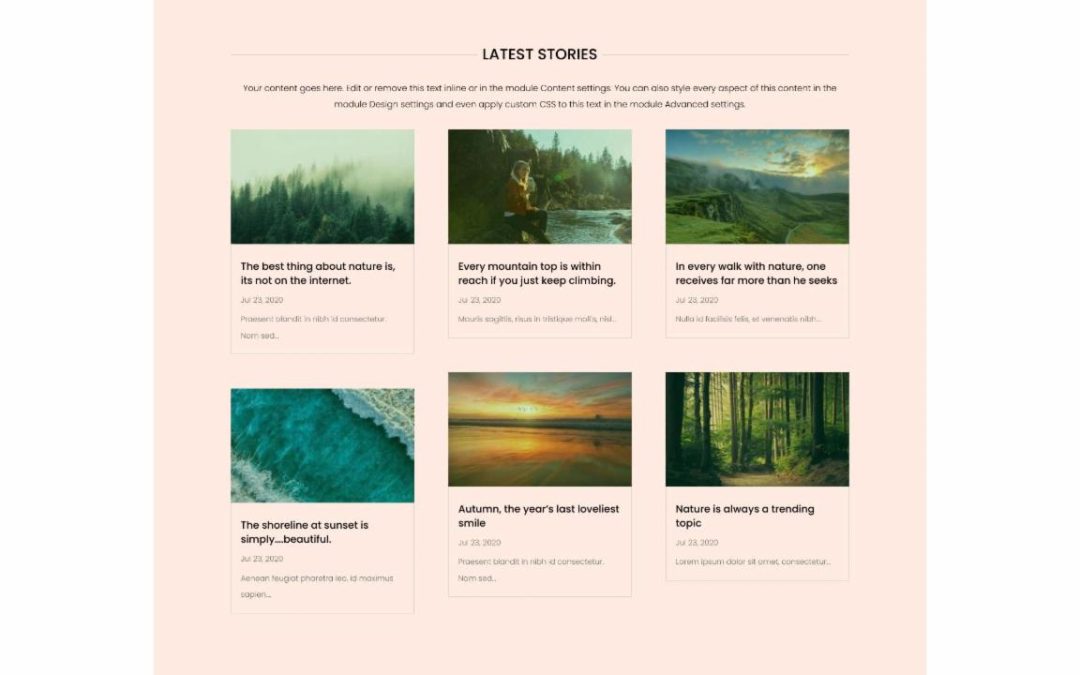Divi Plus – Travel Blog #7